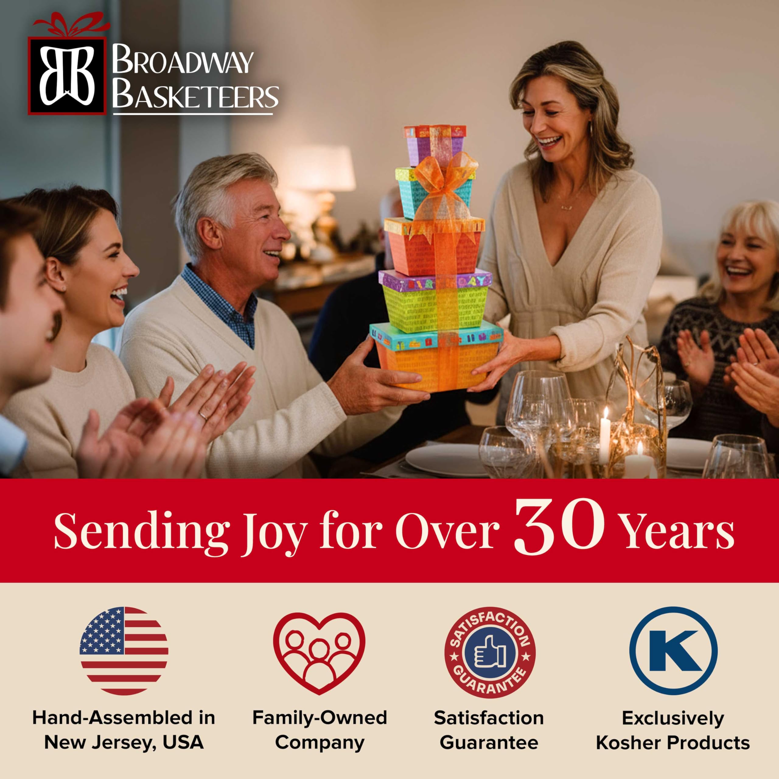 Broadway Basketeers Wieża prezentowa, Happy Birthday Celebration