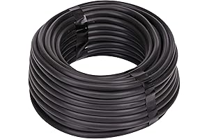 Raindrip 50-Foot Black 1/4-Inch Drip Irrigation Supply Vinyl Tubing