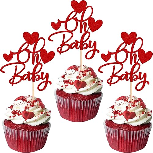 Vista 22 de Rsstarxi 1 paquete de decoración de pastel con purpurina para el día de San Valentín, labios de corazón, flecha de Cupido, para el día de San Diseño