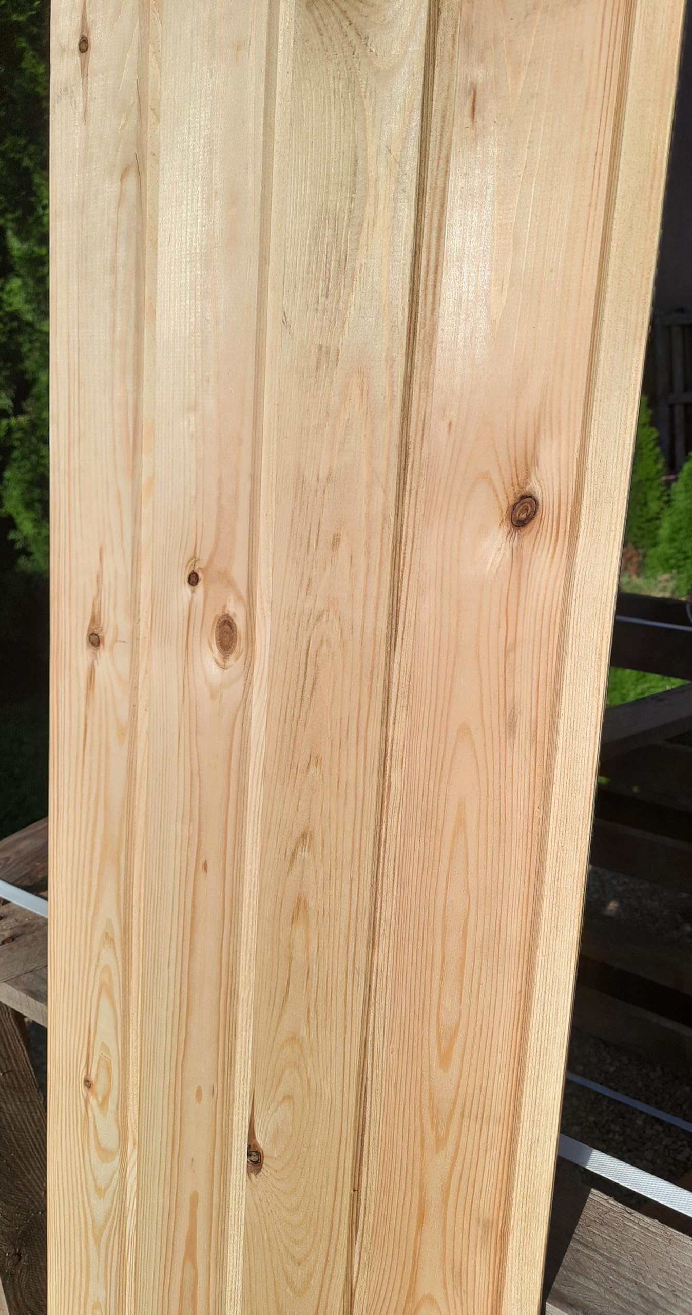AZZAP Profilbretter Profilholz Fassadenprofil Fasebretter Kiefer Klasse C 16x90mm Länge:150cm Holz 20 St.