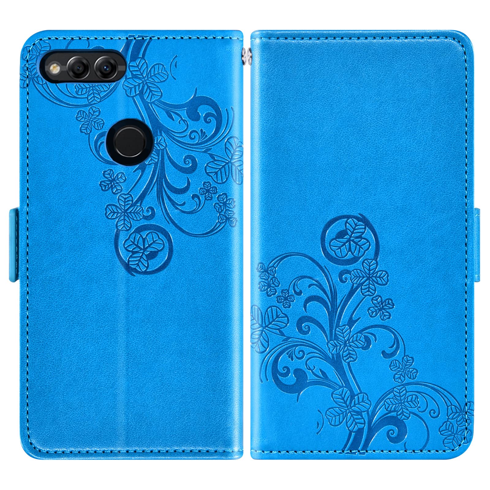 Asuwish Funda Compatible Con Huawei Y9 Prime 2019 Y Protector De Pantalla De Vidrio Templado, Soporte De Anillo Celular Con Soporte Para Teléfono Huwai P Smart Z Hwauei Honor 9X Hawaii