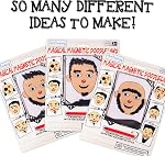 ArtCreativity Magnetic Drawing Face - 2 Pack - Travel Toys for Kids, Magnetic Toys Game, Magnet Drawing Doodle Board for Kids - Retro Toy, Vintage Toy, Travel Essentials Games for Ages 3+