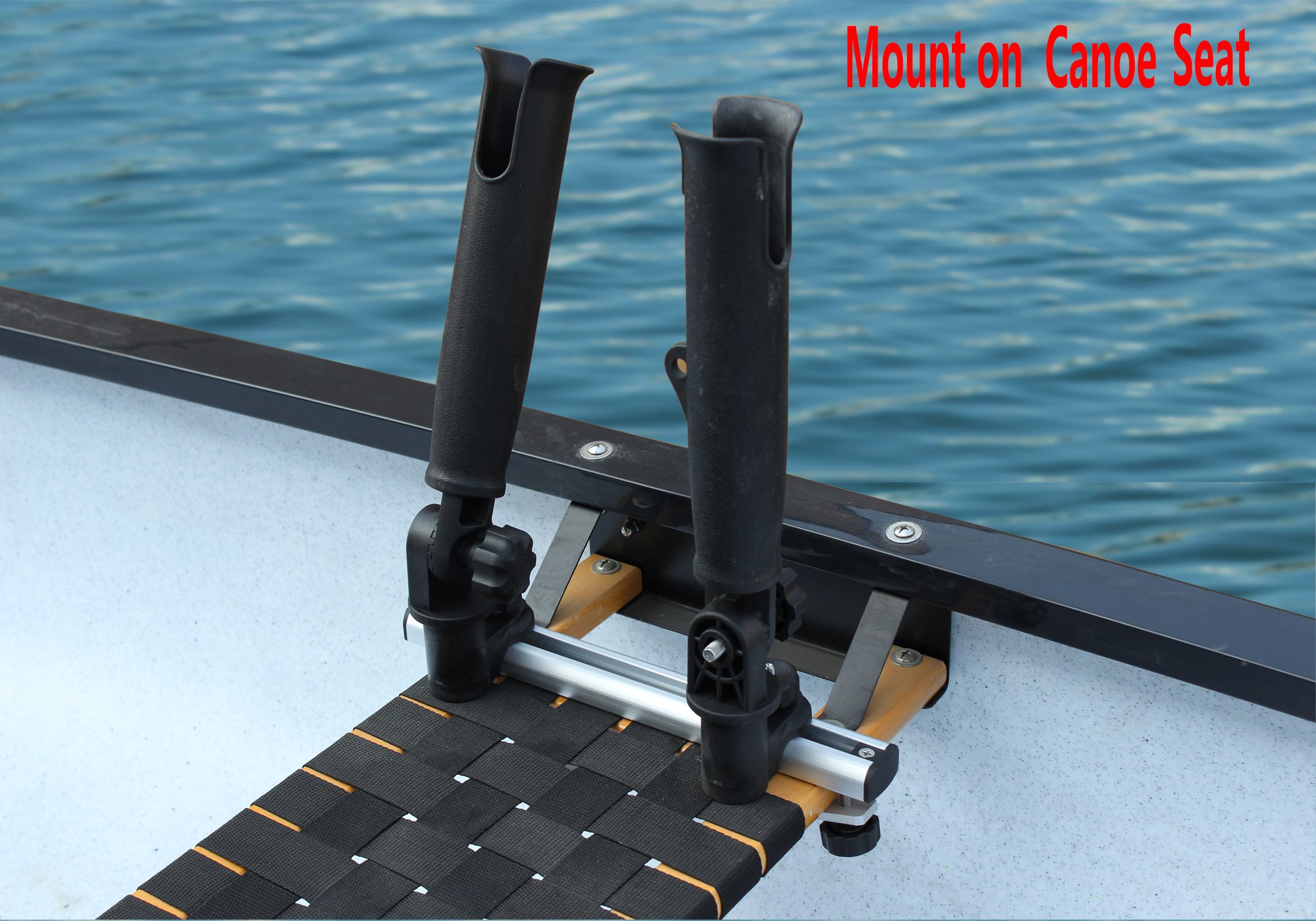 Support De Canne à Pêche Pour Bateau Pneumatique – Radeau – Fixation Tube – Noir