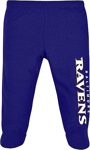 Miniatura 70 de Gerber Conjunto de regalo unisex de pantalón y body con pies de equipo de la NFL para bebé, Raiders