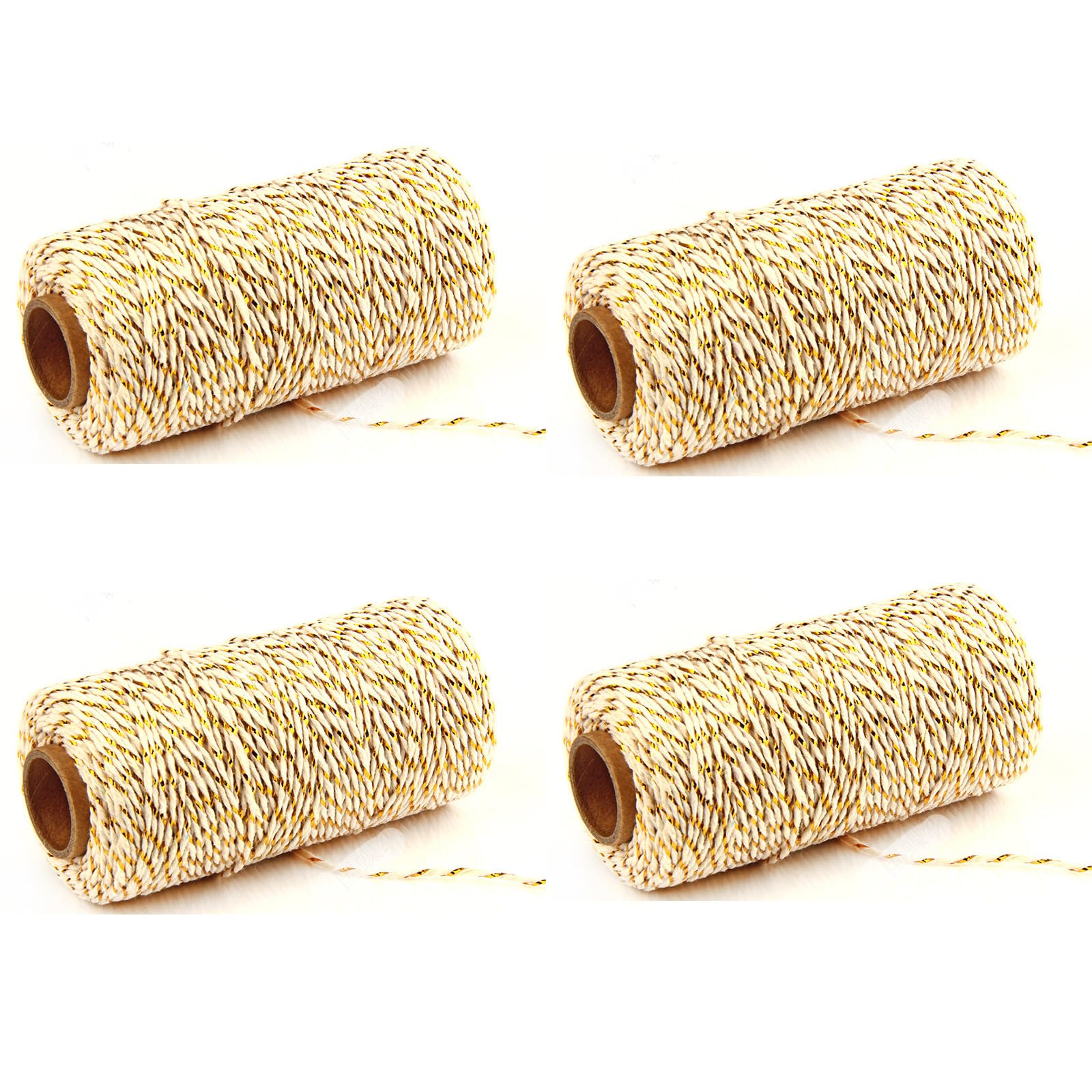 400 m de ficelle en coton de 2 mm pour boulangers, bricolage, décoration, jardin, cadeau, Noël, bricolage, emballage cadeau, pâtisserie