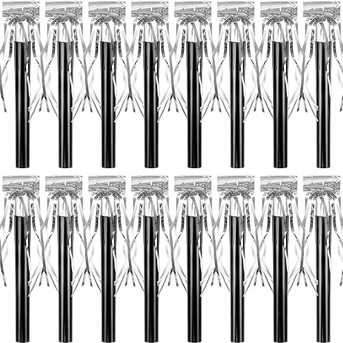 Miniatura 7 de Skylety 18 piezas de soplador de fiesta, soplador de ruido, silbatos con flecos, sopladores musicales dorados para fiesta de Año Nuevo, suministros