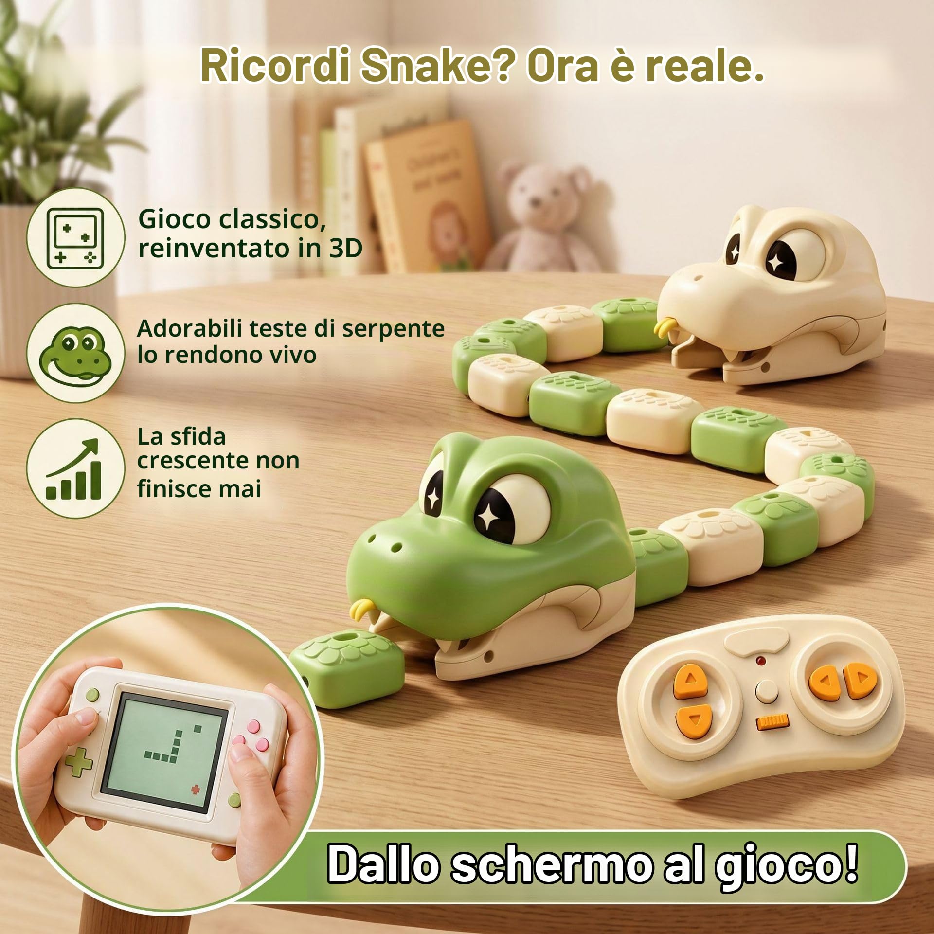 Magnetic Snake Game Eating Itself