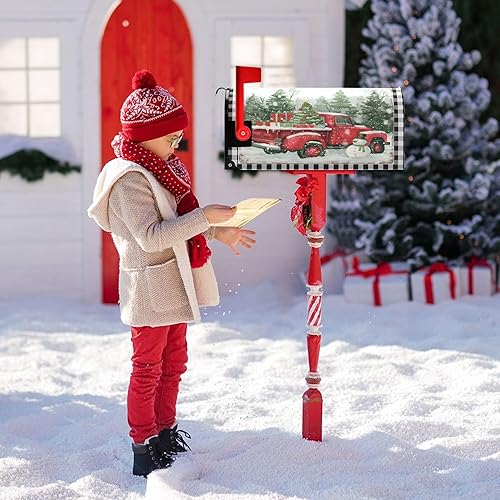 Miniatura 55 de Wamika - Fundas para buzones de calabaza, tamaño estándar, diseño de búho fantasma, murciélago, castillo, boo, color morado, 21 x 18 pulgadas Multi13