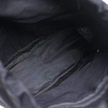 Hedgren Daybreak Sunrise Bucket Style Backpack, Flap Drawstring Close, Black