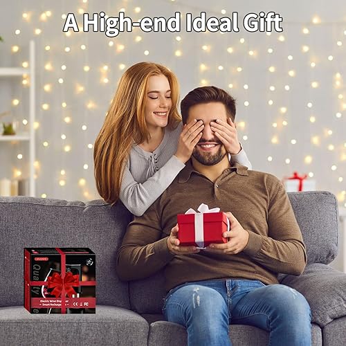 Miniatura 9 de JINJUNYE Dispensador de vino eléctrico, decantador de un solo toque, juego de dosificación de 0.0-33.8 fl oz, banco de energía y autolimpiante,