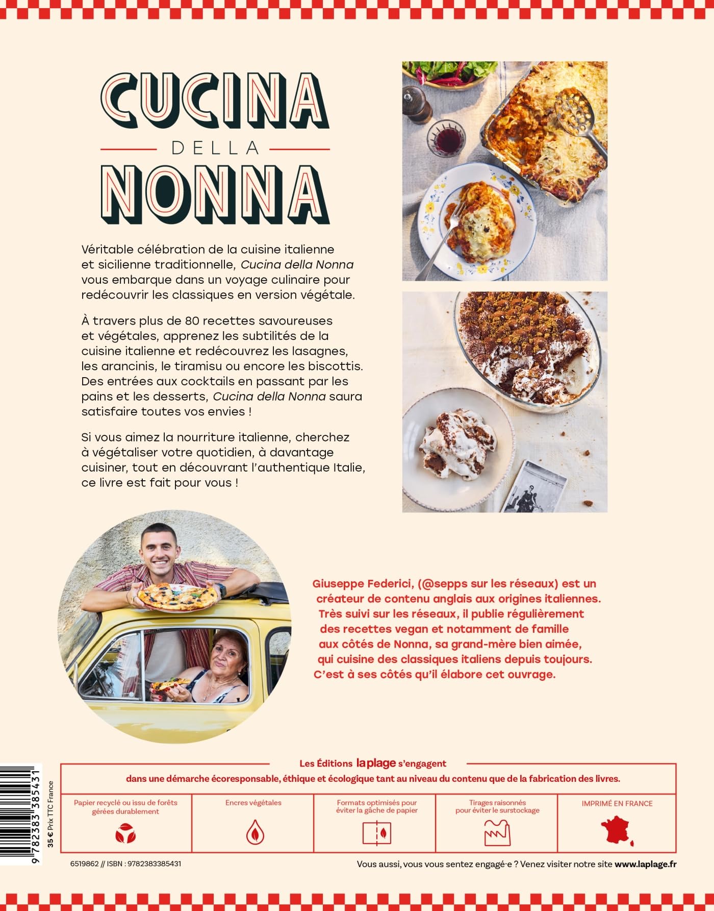 Cucina della Nonna: Les grands classiques de la cuisine italienne en version végétale