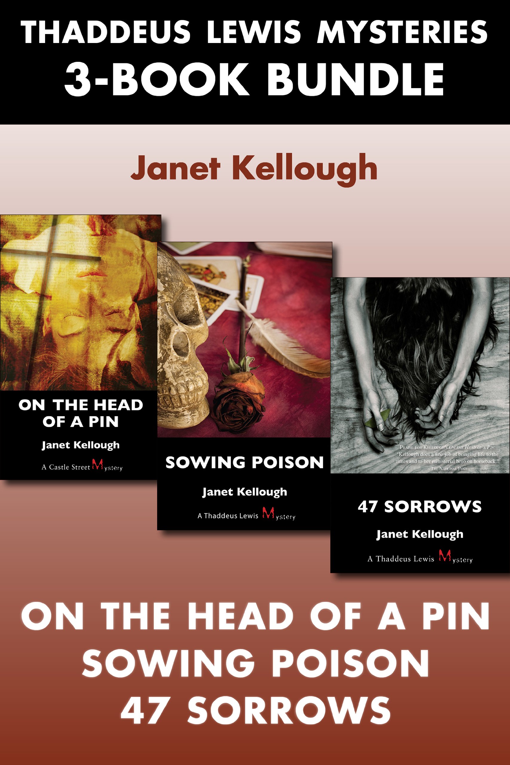 Buy Thaddeus Lewis Mysteries 3-Book Bundle: 47 Sorrows / On the Head of a Pin / Sowing Poison (A Thaddeus Lewis Mystery) β BookShops.in