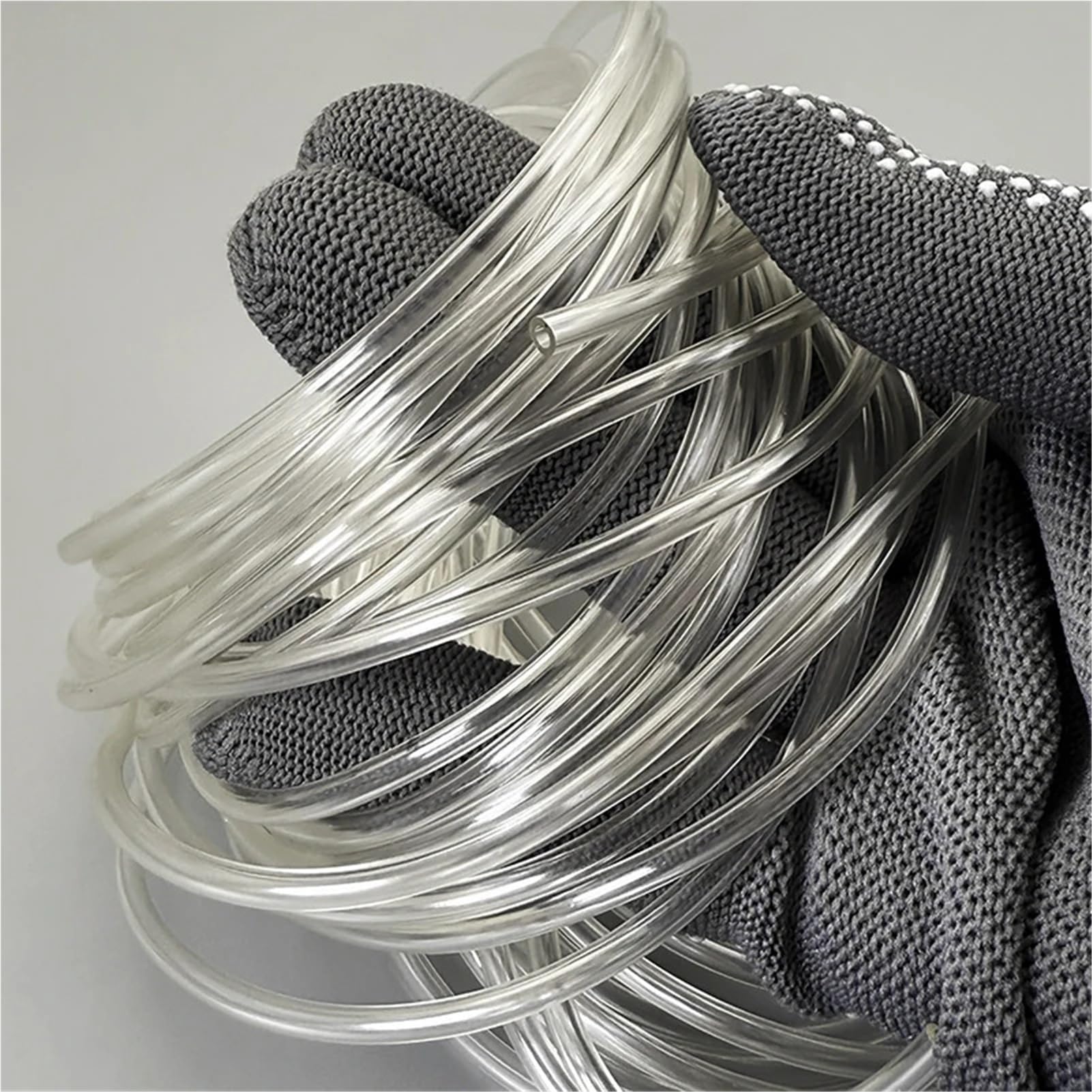 Tubo capilar PVC transparente DI0.5-3mm Flexible Ácido Alcalino | Tubo capilar de PVC transparente, ID0.5-3 mm, flexible, ácido álcali, transferencia de fluido, diámetro pequeño(15M,ID2x3mm)