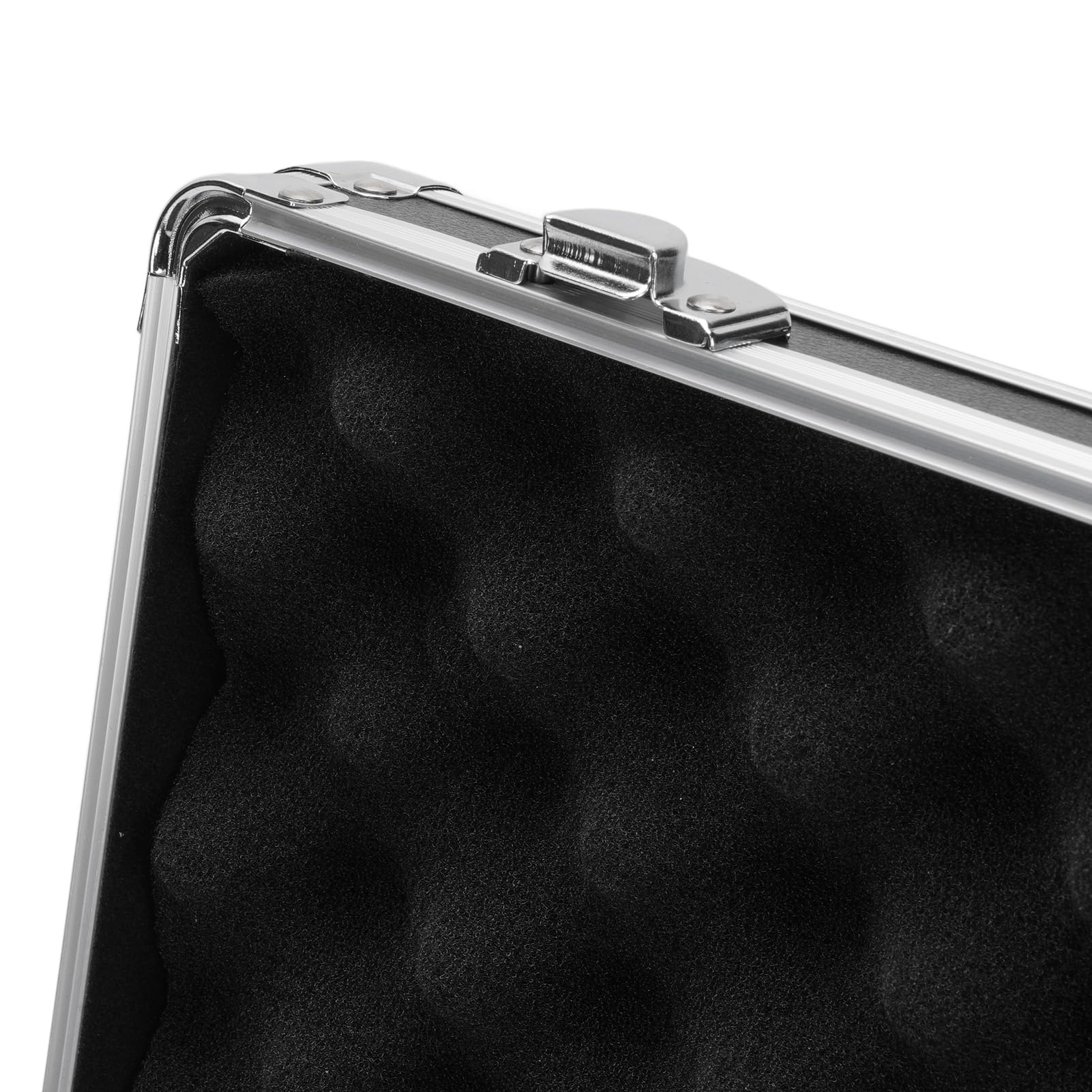 Topiky Estuche Rígido de Aleación de Aluminio para Mini Kit de Platos, Estuche Portátil Resistente a los Golpes para Viajes, Diseño Interior Suave para Almacenamiento Seguro