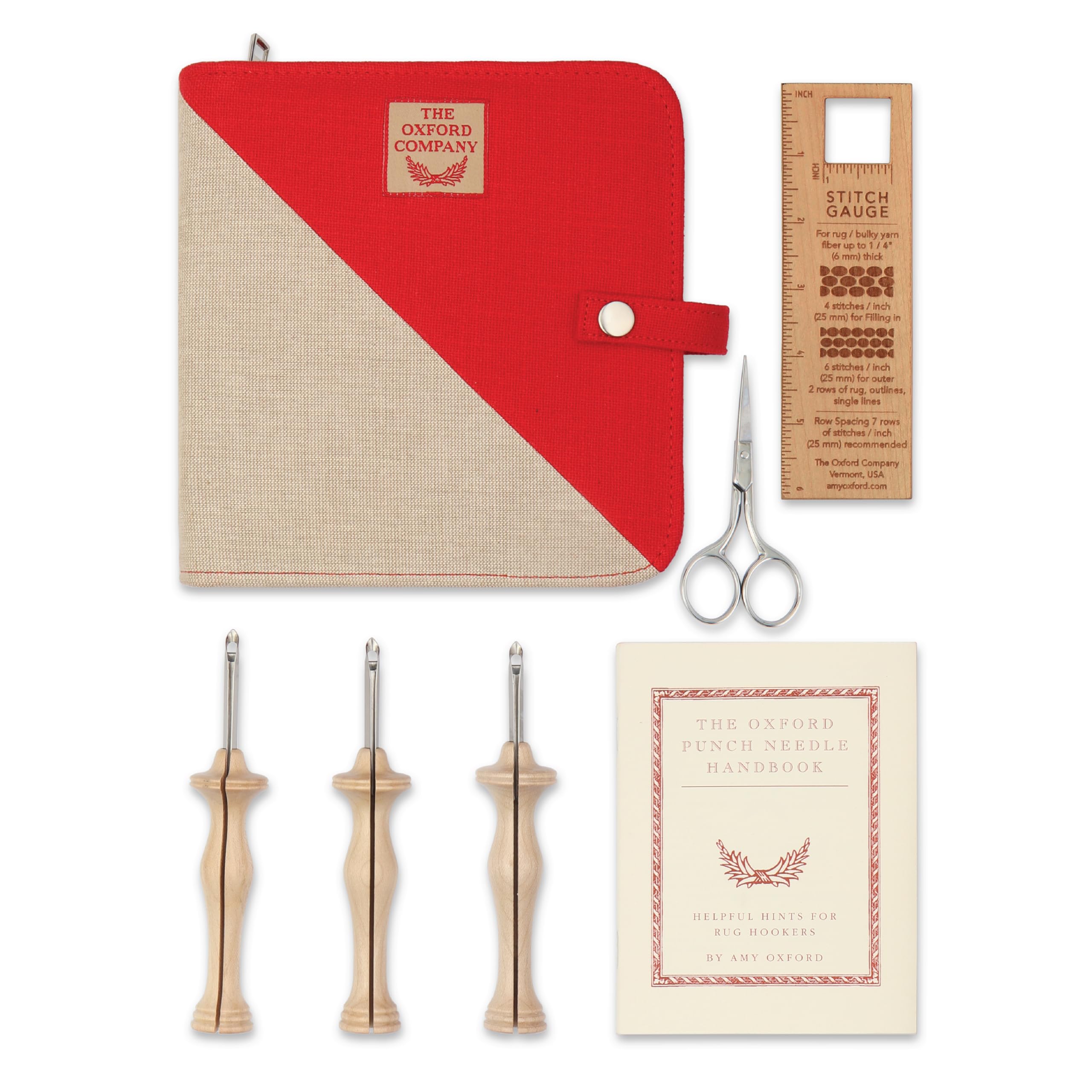 Oxford Punch Needle Set Regular Naturel Wood 3-13mm - 1pc