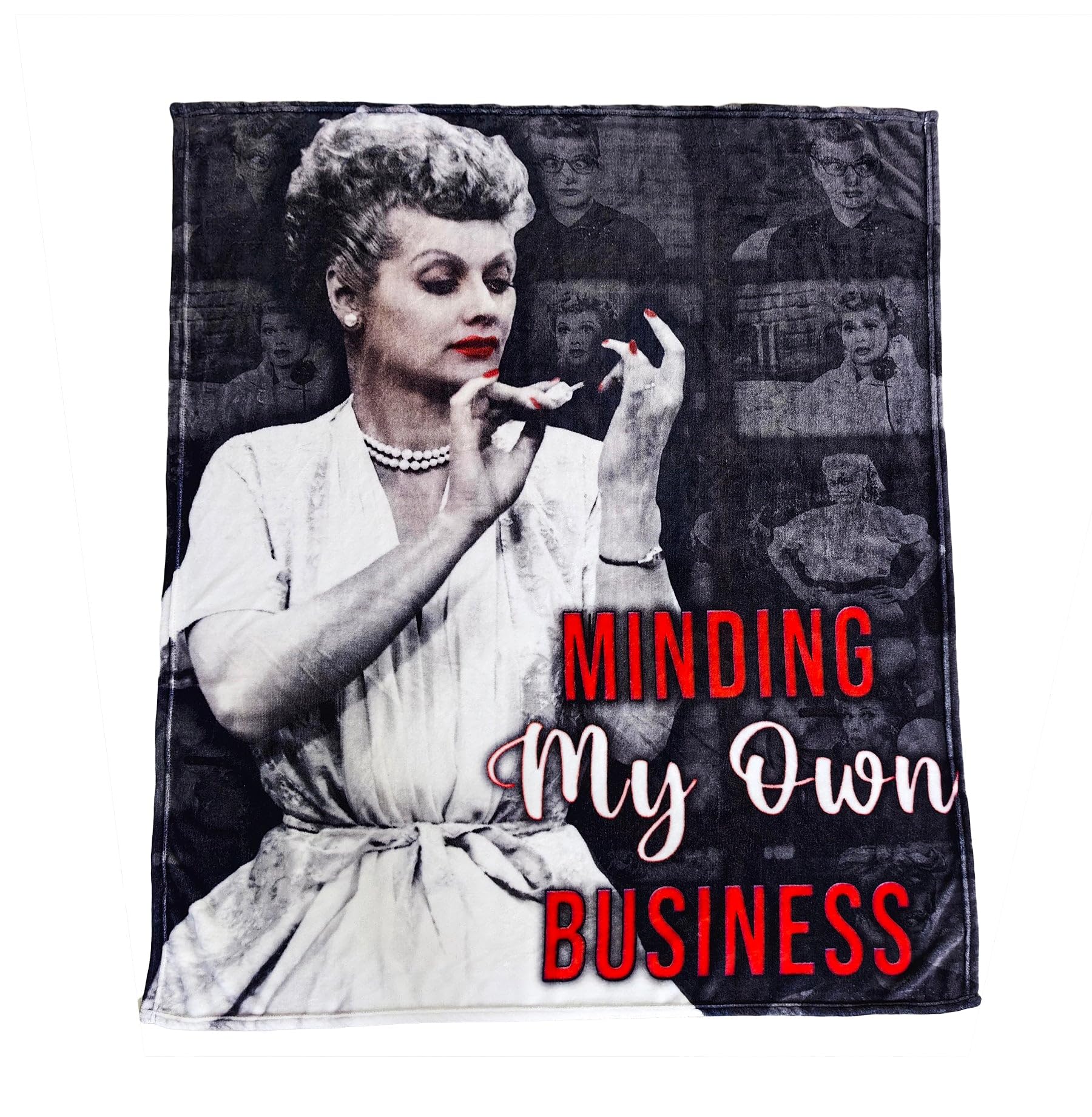 Midsouth ProductsI Love Lucy Throw Blanket - Minding My Own Business - 50"x60"