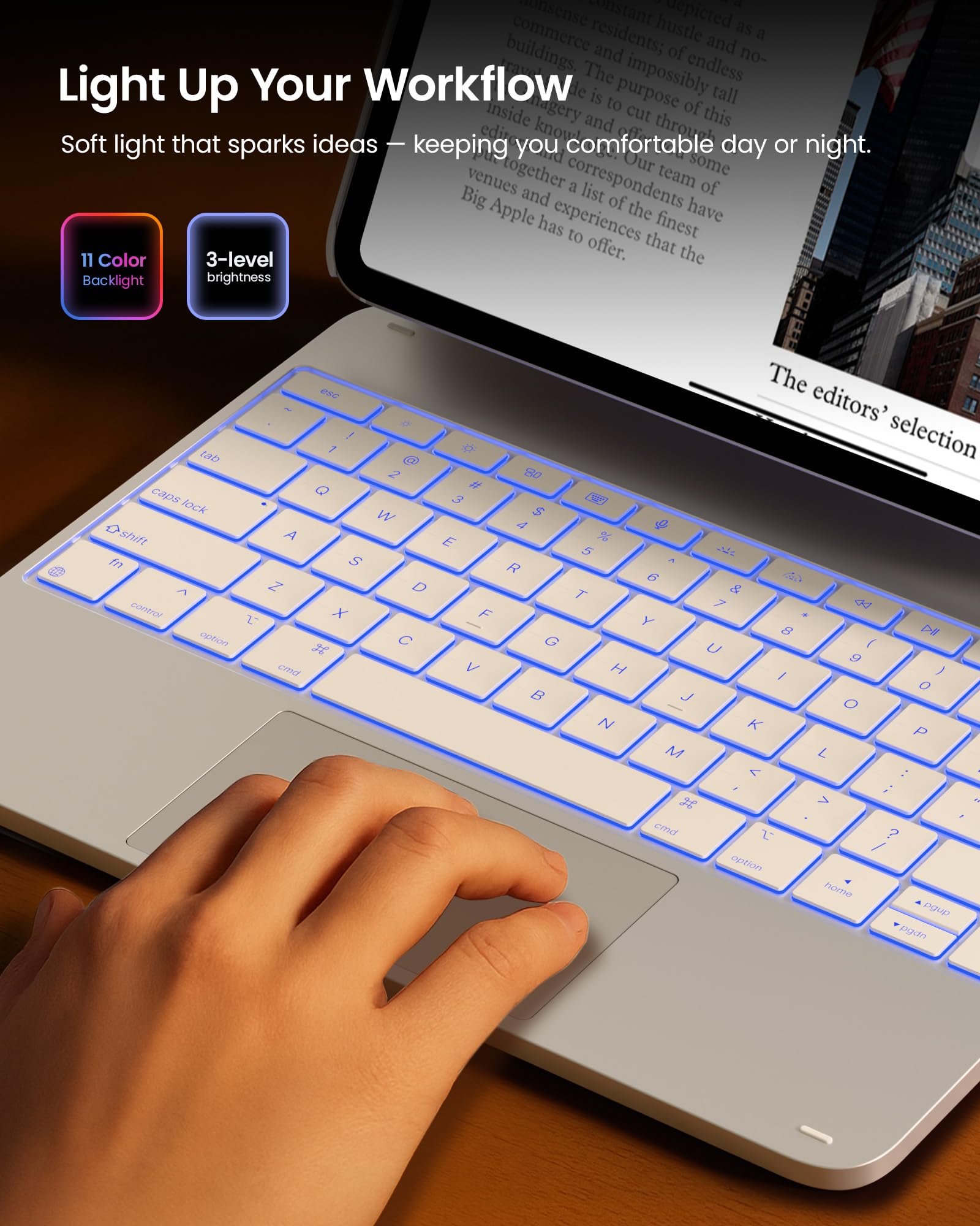 Amazon.co.jp: typecase Edge+ キーボードケース iPad Pro 13インチ