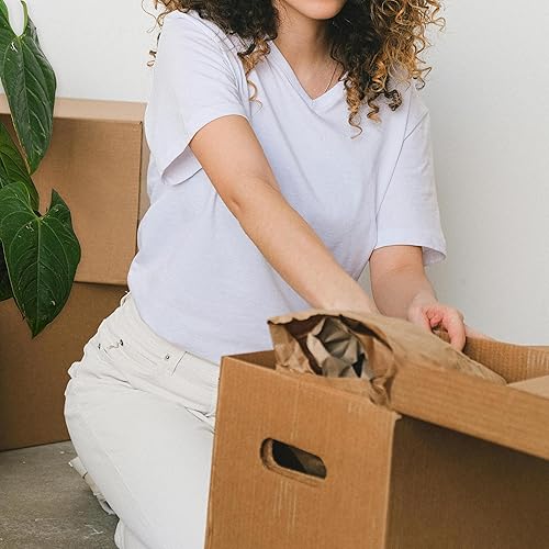 Miniatura 8 de Elementree Hojas de papel de embalaje marrón para mudanzas y envíos, 1500 unidades (1375 pies) - Tamaño de hoja de 14.5 x 11 pulgadas - Embalaje de