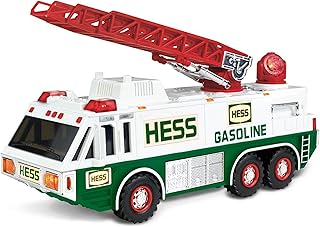 Generic Hess Emergency Rescue Fire Ladder Truck1996 by Amerada Hess Corporation, White, Medium