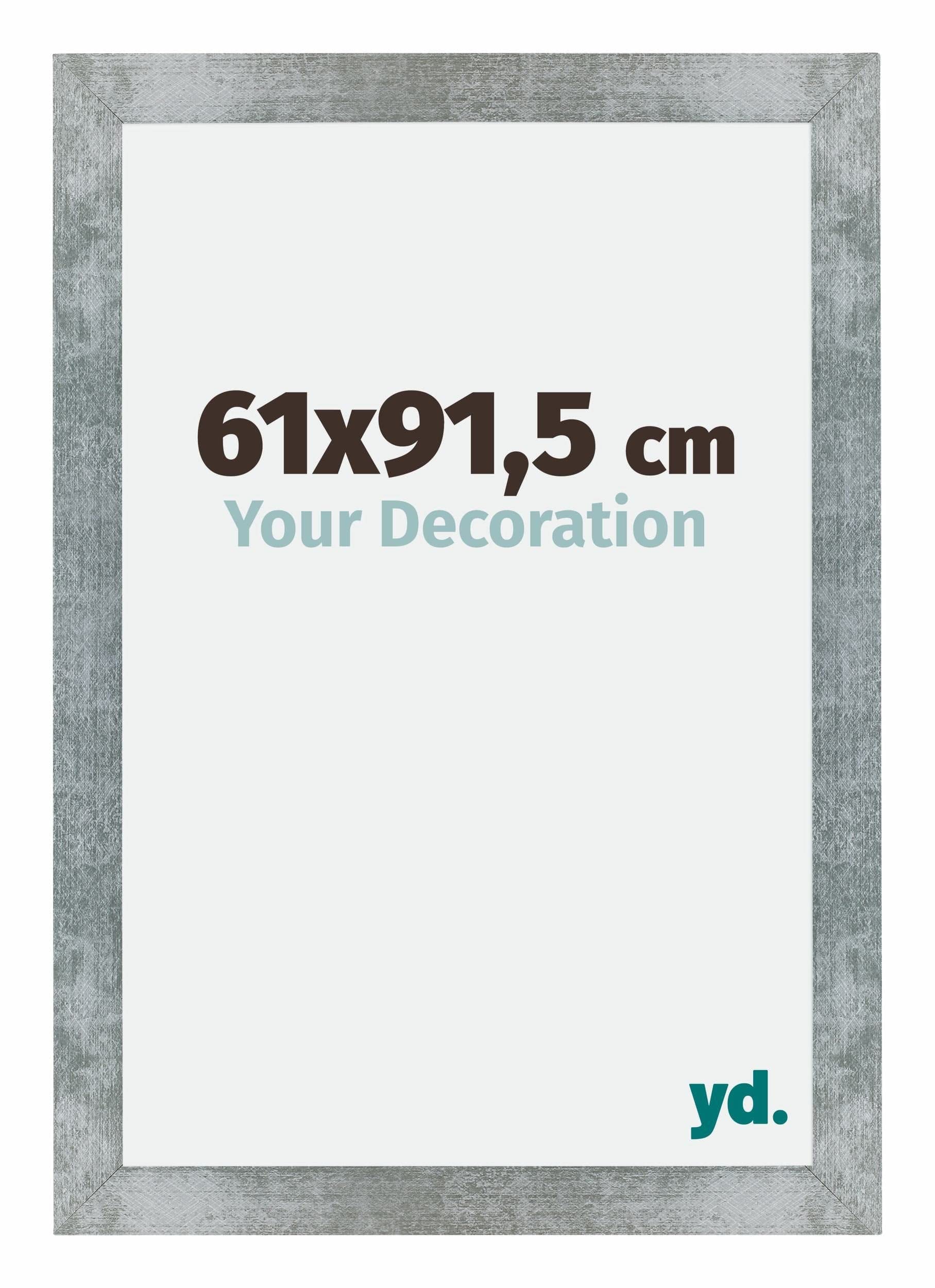 yd. Your Decoration - Bilderrahmen 61x91.5 cm - Eisen Gewischt - Bilderrahmen aus MDF mit Acrylglas - Antireflex - 61x91.5 Rahmen - Mura