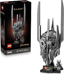 LEGO Icons The Lord of the Rings: Sauron's Helmet - Displ…