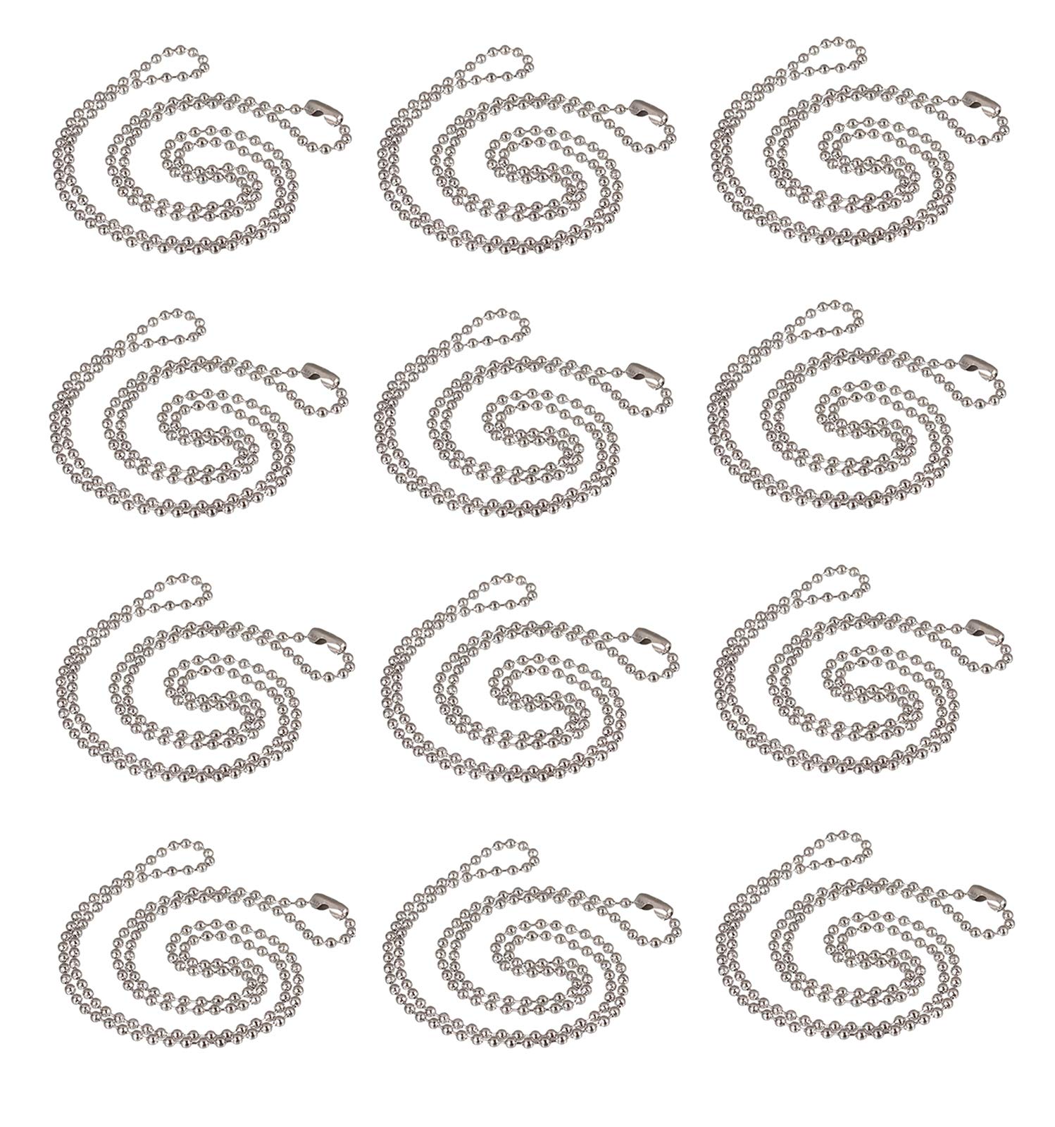 Zivom® Silver 316L Surgical Stainless Steel Necklace Chain for Men Women Boys Girls