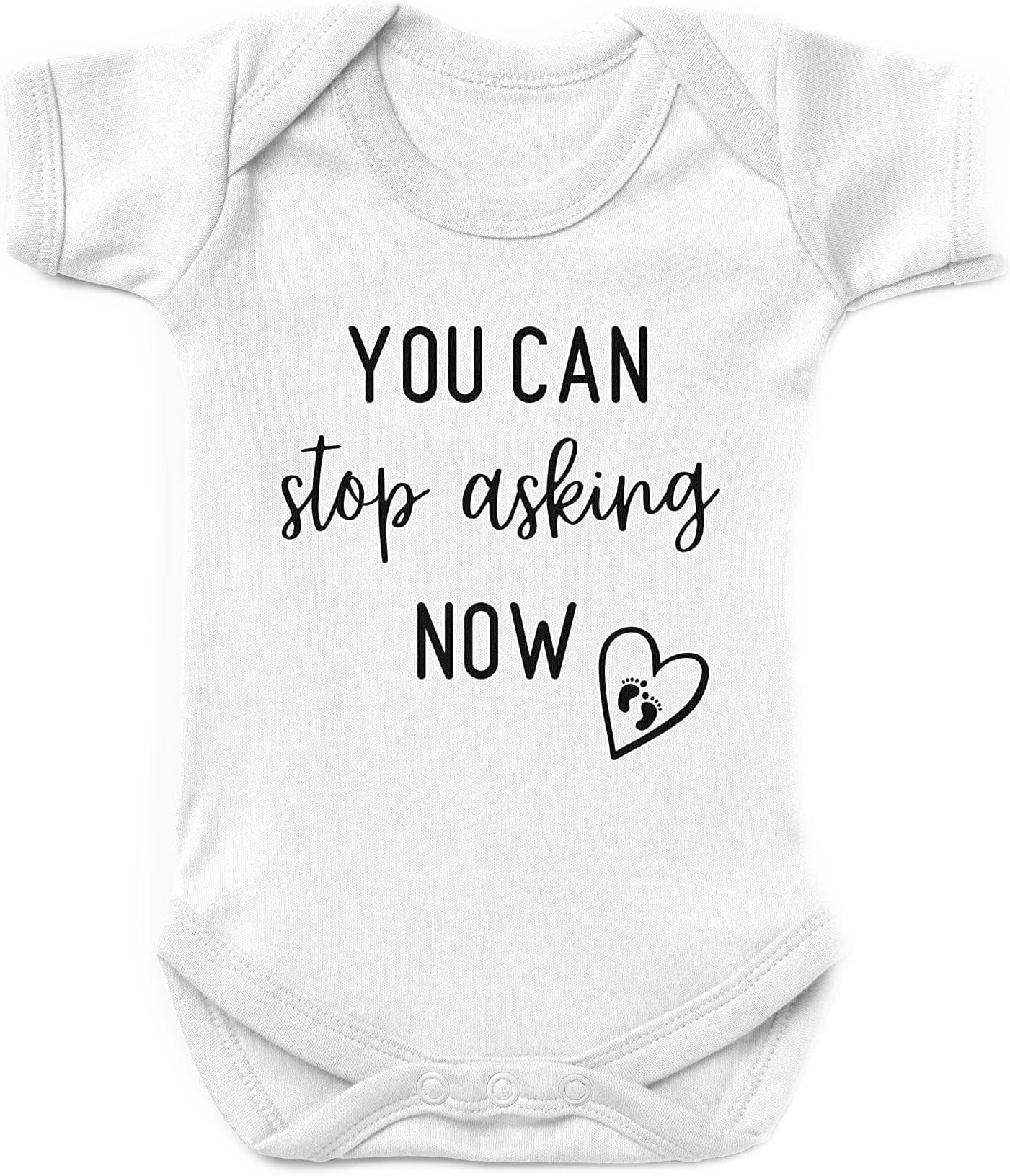 Funny Pregnancy Announcement Gift for Grandparents to be, You can stop asking" Baby Coming Soon Reveal idea for Grandma, Grandpa, Dad, Husband, Aunt, Uncle