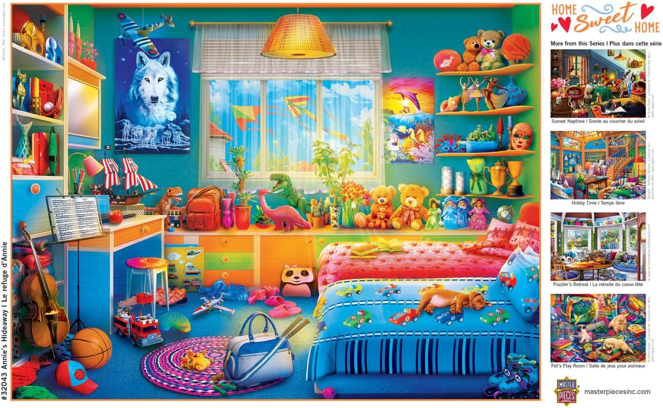 Masterpieces 500 Piece Jigsaw Puzzle For Adults and Family - Annie's Hideaway - 18"x24"