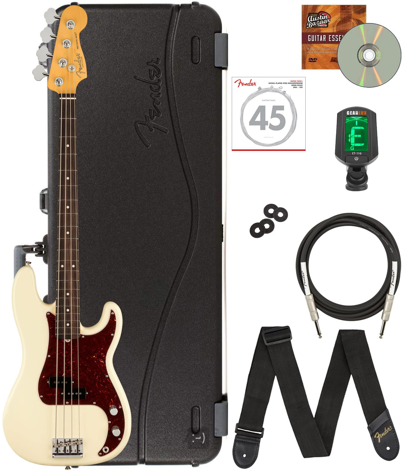 Amazon.com: Fender American Professional II Precision Bass Olympic
