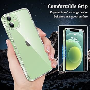 Cover Per IPhone 12 Mini Trasparente + 2 Vetri Temperati – Antiurto E Anti-ingiallimento