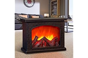 Small Flame Effect Fireplace Décor
