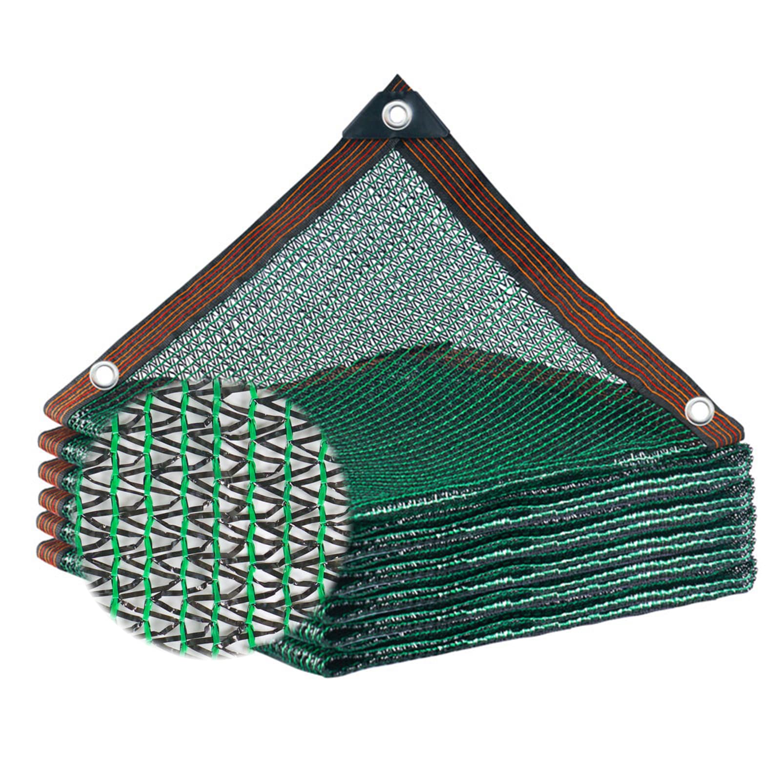 40% Sonnenschutztuch Schattennetz 3x4m 5x6m 7x9m 8x10m Grünes Garten-Schatten-Netz Mit Ösen, Sonnenschutz Für Pergola, Terrassenpflanzen, Gewächshaus, Hühnerstall, Outdoor(Size:3X4M)
