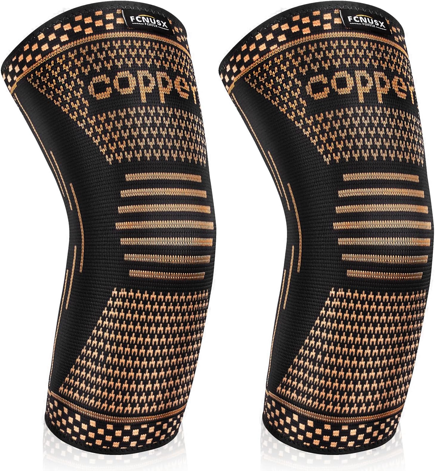Copper Elbow Brace Compression Sleeve for Pain Relief Men
