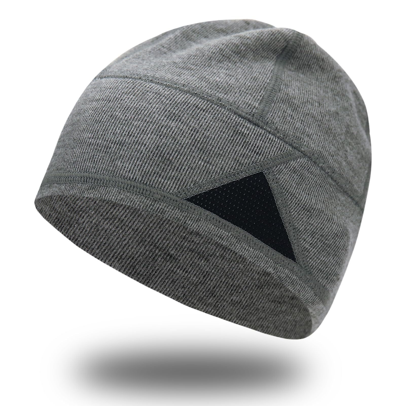 Lekka Czapka Beanie, Czapka Unisex dla Kobiet i Mężczyzn,Oddychająca & Termiczna, Elastyczna & Przystosowana do Kasku, Do Biegania, Jazdy na Rowerze & Sportów na Świeżym Powietrzu