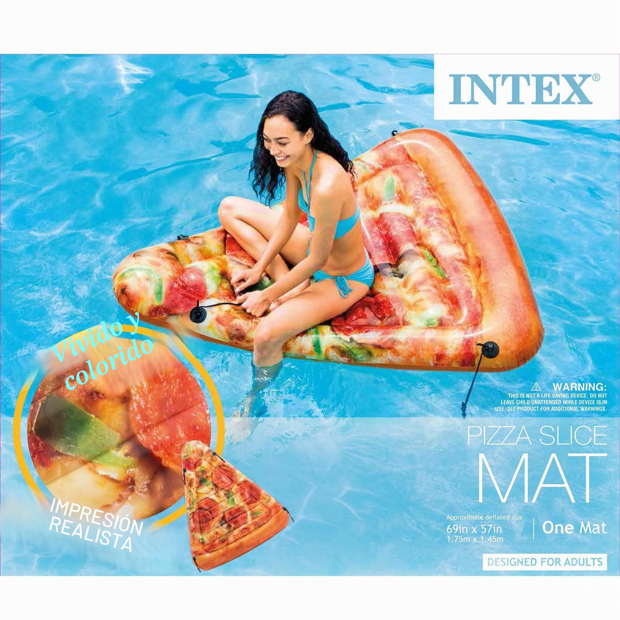 Intex Tapete para rebanadas de Pizza, Multicolor (58752EP)