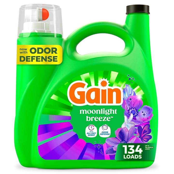 Gain Liquid Laundry Detergent with Odor