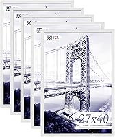 Vista 86 de VCK Marco para póster con plexiglás pulido, juego de 5 formatos horizontal y vertical, incluye piezas metálicas para colgar, 18 x 24 pulgadas