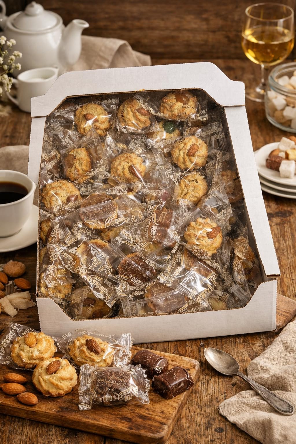 Dessert da Forno Assortiti in Monoporzione 2 kg, Dolci Incartati Singolarmente Ideali per Colazione, Merenda, Buffet, Bar, Hotel, Uffici e Ristorazione