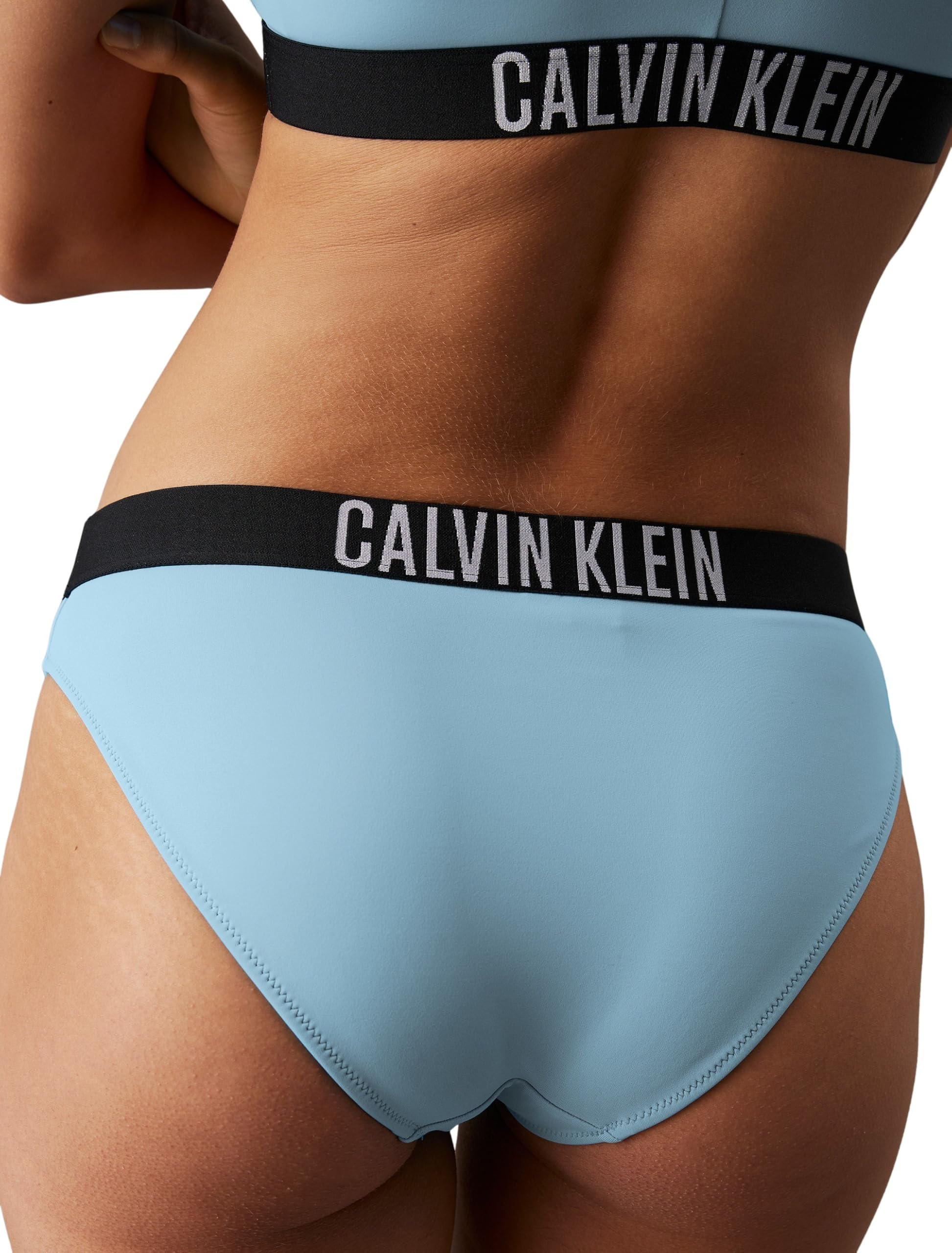 Calvin Klein Donna Slip Bikini con Fascia con Logo