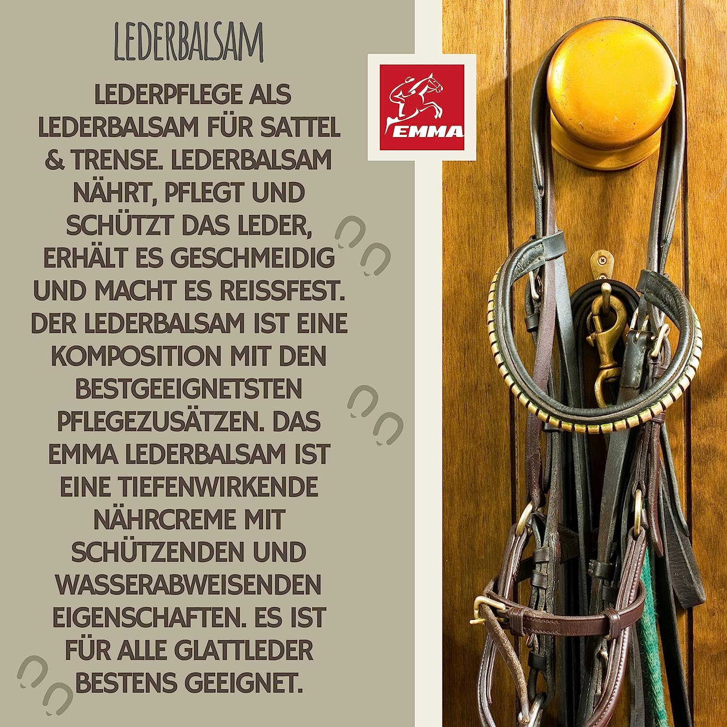EMMA Bezbarwny smar do skóry 2 × 500 ml + 200 ml I balsam do skóry i mydło siodłowe do pielęgnacji gładkiej skóry I środek do czyszczenia skóry do siodełka, obuwia, butów, sof, samochodu, zestaw do
