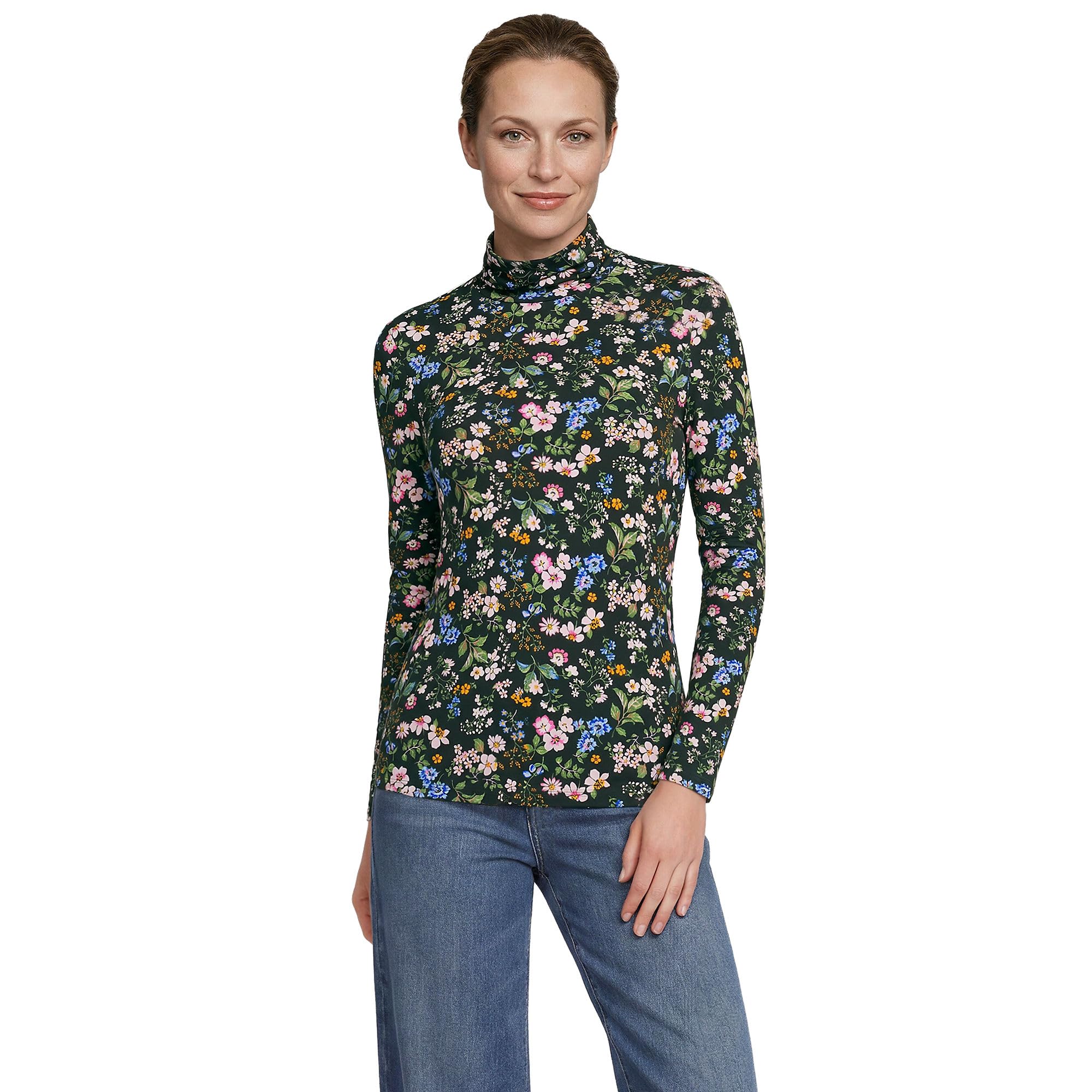 Lands' End Women's Jersey Knit Turtleneck