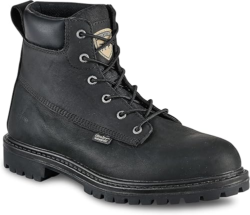 Miniatura 10 de Irish Setter, Hopkins, para hombre, 6 pulgadas, impermeable, puntera de seguridad de aluminio, bota de trabajo, marrón