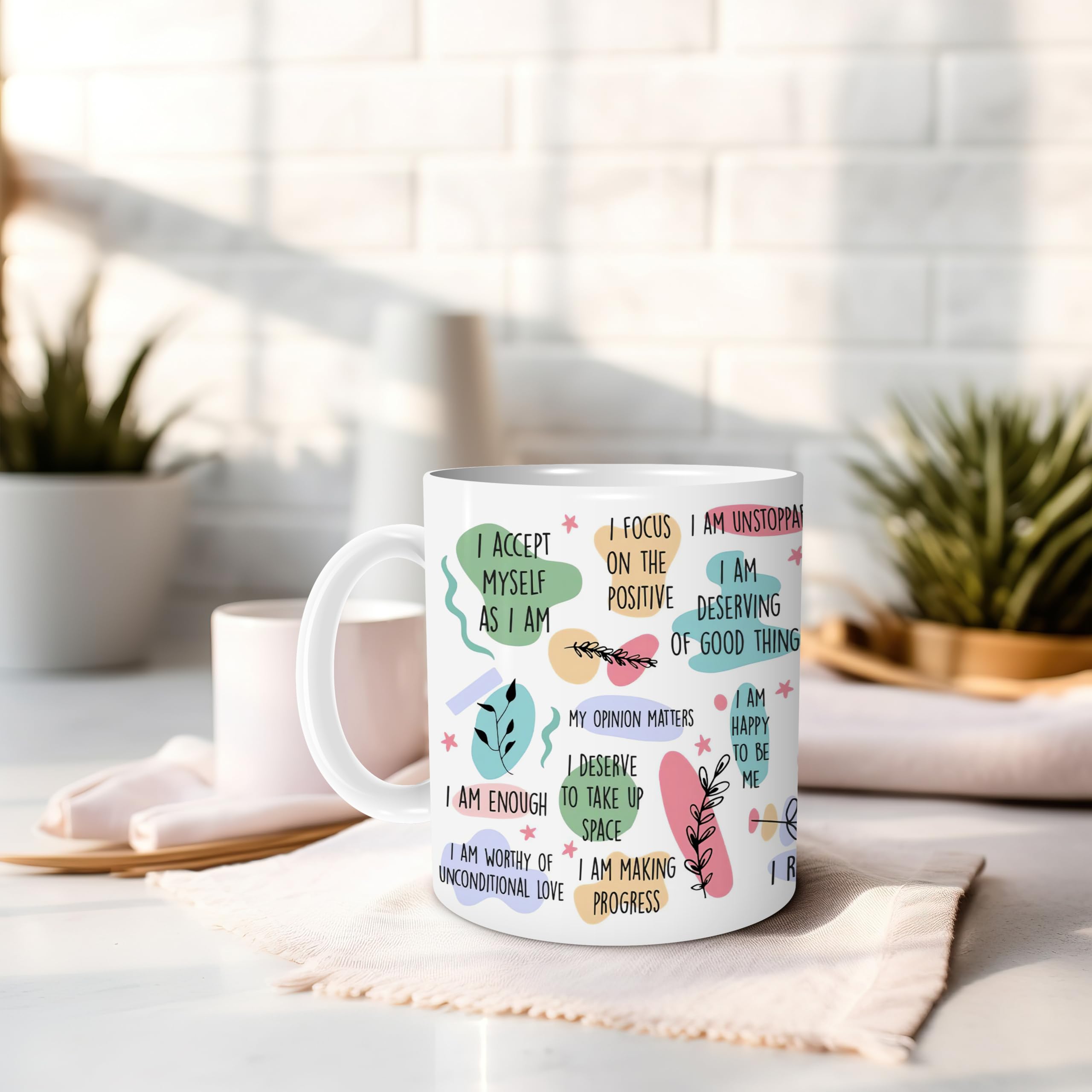 OFlich 440-MBEI-WJ - Taza para café, leche y té