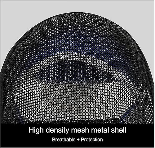 Miniatura 5 de DLGF Máscara de sable de esgrima, CFA 1600N certificado grado nacional, máscara de esgrima, casco, equipo protector de esgrima