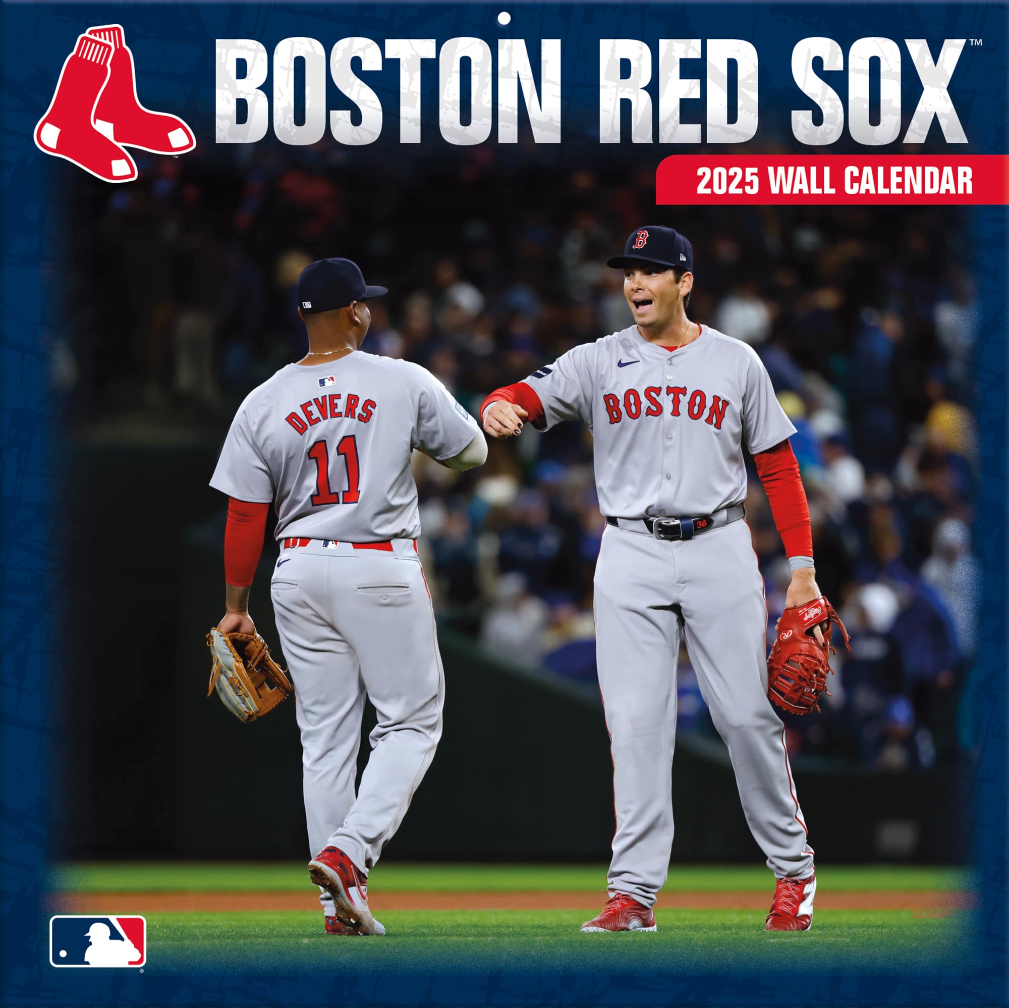Boston Red Sox 2025 12x12 Team Wall Calendar Turner Licensing