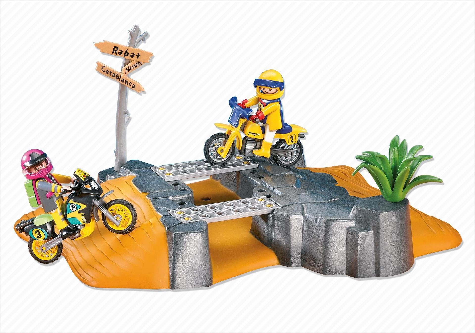 Pièce De Rechange Playmobil - Moto Enduro 4426 - Occasion, Pour Réparation Ou Complément - Univers Playmobil