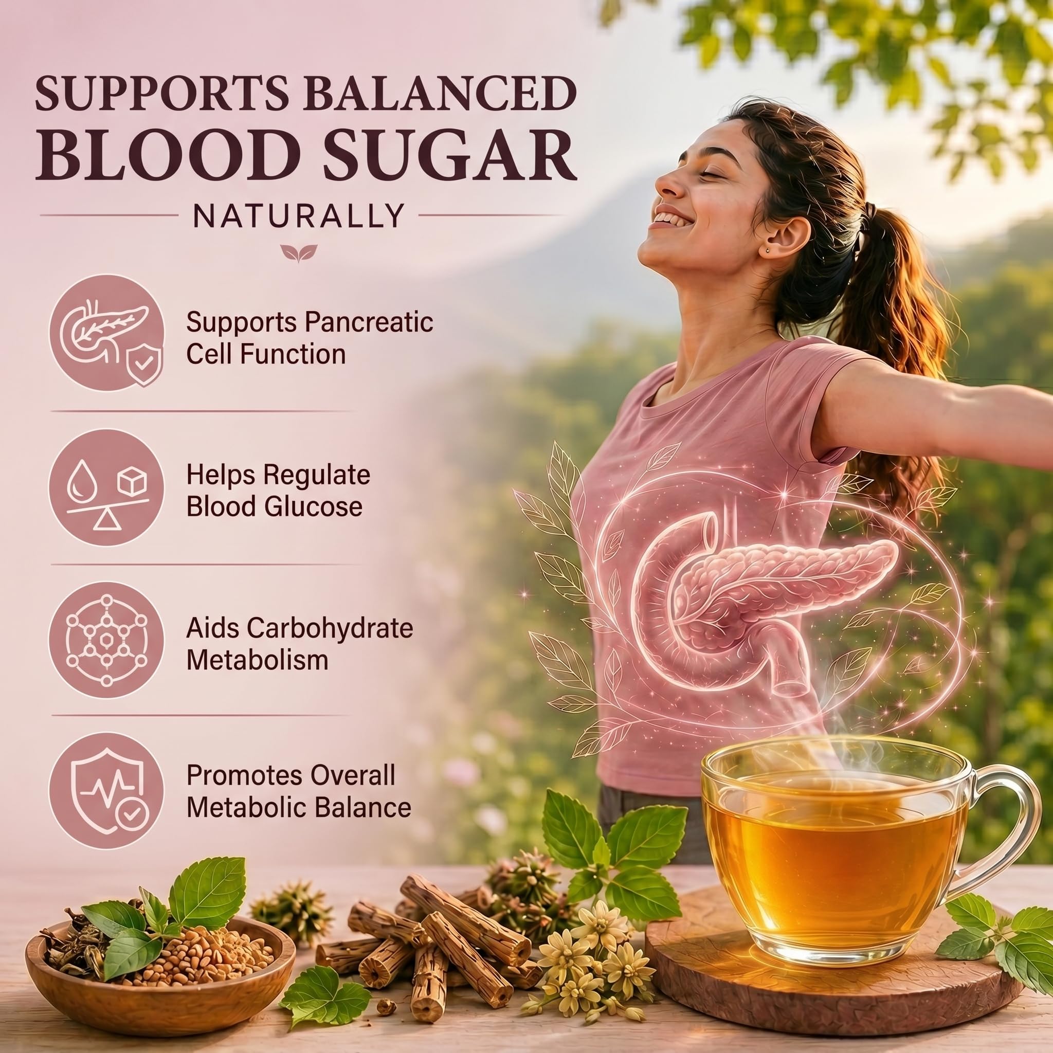 Namhya Diabetes Care Tea | Blood Sugar Balance Support | 100gmx2 Loose Tea — Amazon image 11