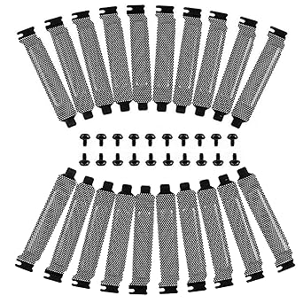 Black PCI Slot Cover,Pc Dust Cover Dust Filter Blanking Plate,Vented Slot Covers for Computer Cases with Screws