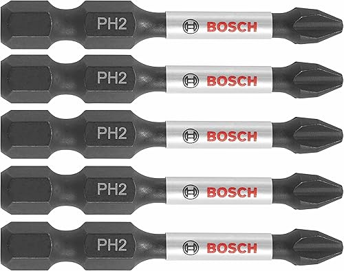 Miniatura 11 de BOSCH ITPH1102 - Paquete de 2 unidades de 1 pulgada. Phillips #1 Impact Tough Destornillador Brocas de Inserción