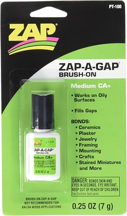 Pacer Technology Zap Brush on Zap a Gap Adhesives, 1/4 oz